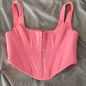 House of cb pink corset top
